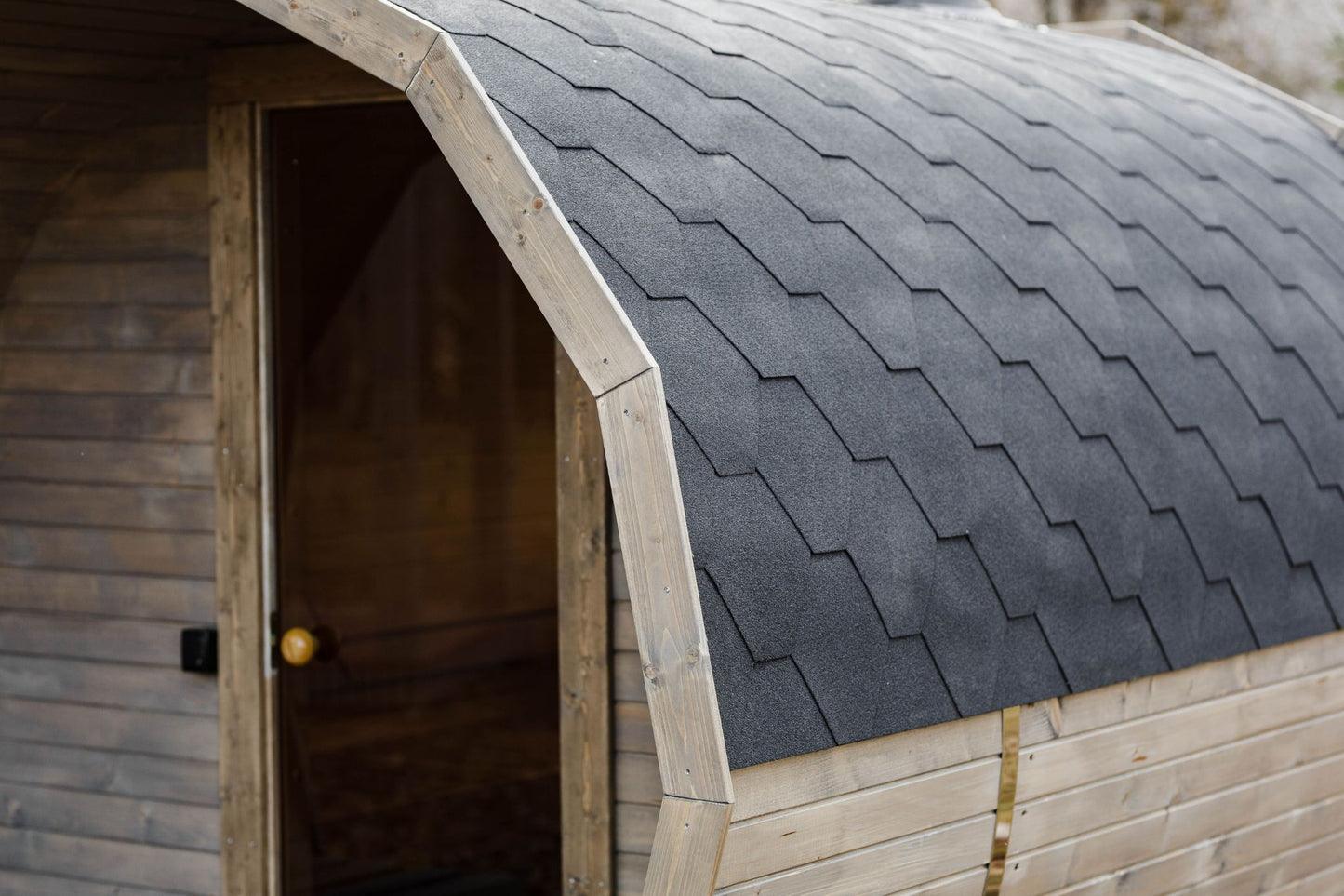 Komplett ausgestattete Premium-Gartensauna 3 m mit Terrasse – aus Fichtenholz, mit Holzofen – sofort einsatzbereit
