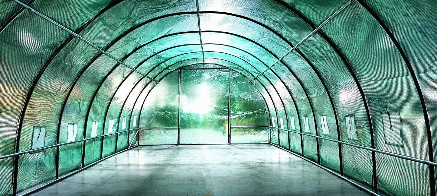 Hakuda Gewächshaus 8*4*2,5 m – Robust & UV-beständig