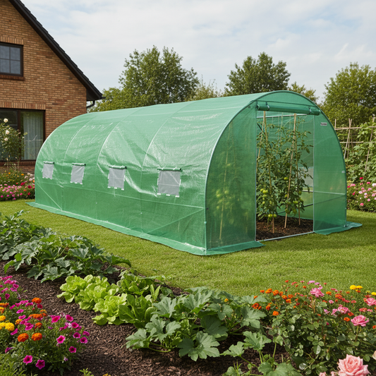 Foliengewächshaus 4 * 3 * 2 m, Polyethylen 180 g/m², UV-beständig, Rohr 26 * 0,8 mm