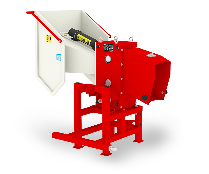 AM-120PTO ARPAL Traktor-Häcksler mit PTO-Antrieb, max. Aststärke 120 mm, 6 gehärtete Messer, Produktionskapazität 6 m³/h, Sackverpackung möglich, ideal für Brennstoff und Mulch