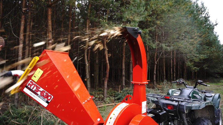 REMET RTS-630 Benzin-Holzhäcksler, 15 PS, Schneidscheibe 620 mm, Äste bis 100 mm, 360° drehbarer Auswurf, Keilriemenantrieb, Anhängerkupplung, ideal für Brennstoff und Mulch.