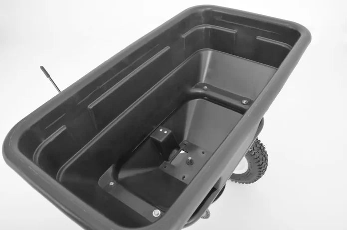 Streuwagen – Salzstreuer MI-60 60L für Streusalz, Sand, Dünger & Saatgut