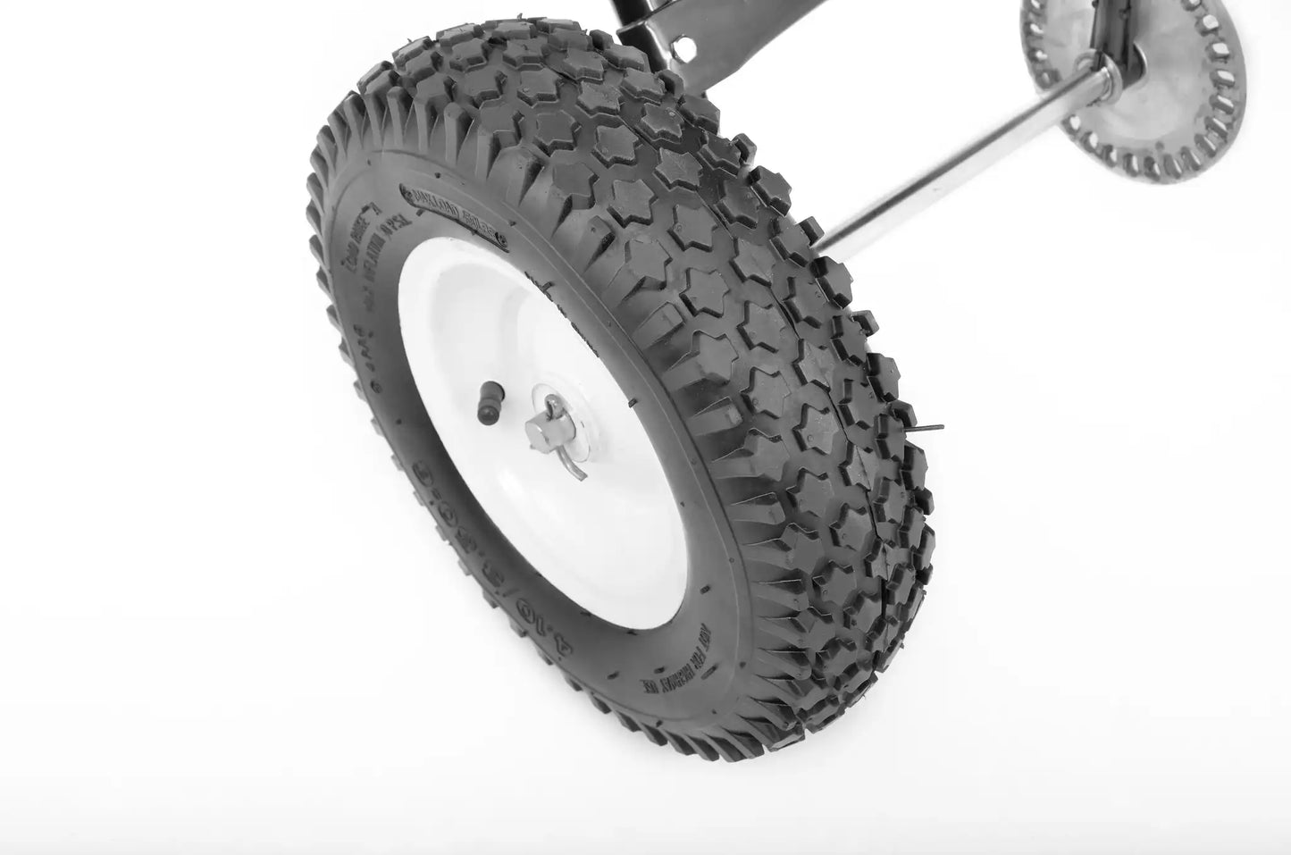 Streuwagen – Salzstreuer MI‑60 Manuell 60 L für Streusalz, Sand, Dünger & Saatgut | Handbetriebener Streuer für Winterdienst und Rasenpflege