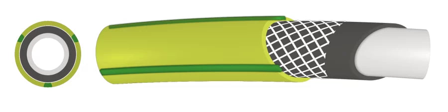YELLOW PLUS Gartenschlauch 1/2" – 50 m, 4 Schichten, Widerstandsklasse 3